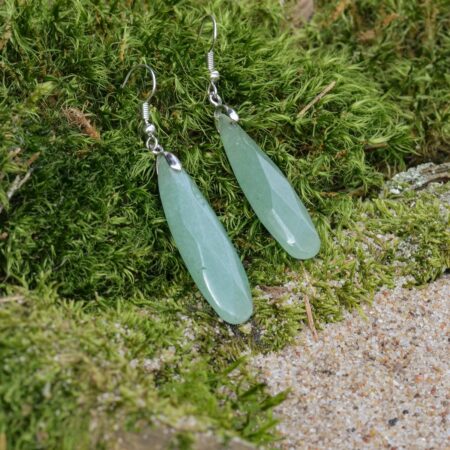 Aventurine-earrings-(drops)