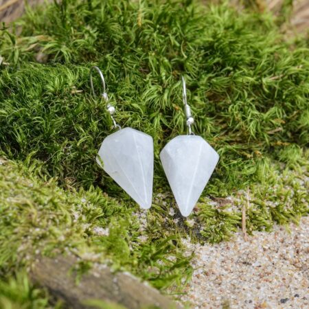 Rose-quartz-earrings-(pyramid)