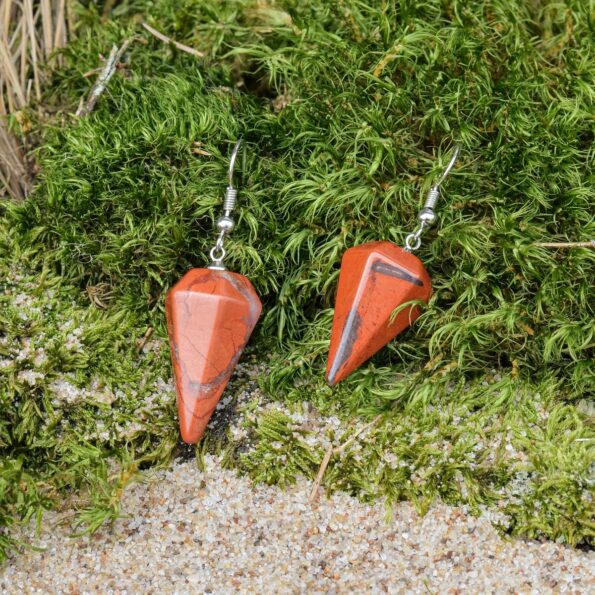 Red-Jasper-Earrings-(Pyramid)