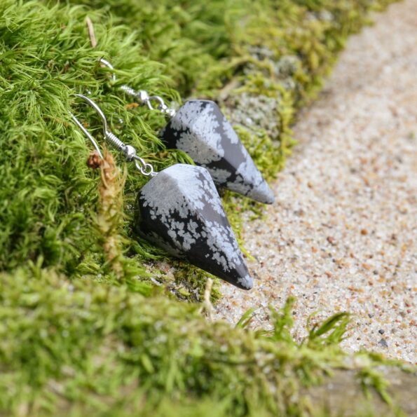 Snowflake-Obsidian-Earrings-(Pyramid)