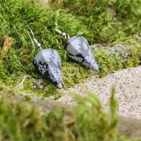 Snowflake-Obsidian-Earrings-(Pyramid)