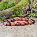 Cat’s-eye-and-red-jasper-bracelet