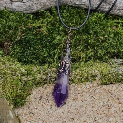 Amethyst-Zepter Anhänger