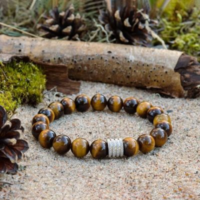 Tigerauge-Armband